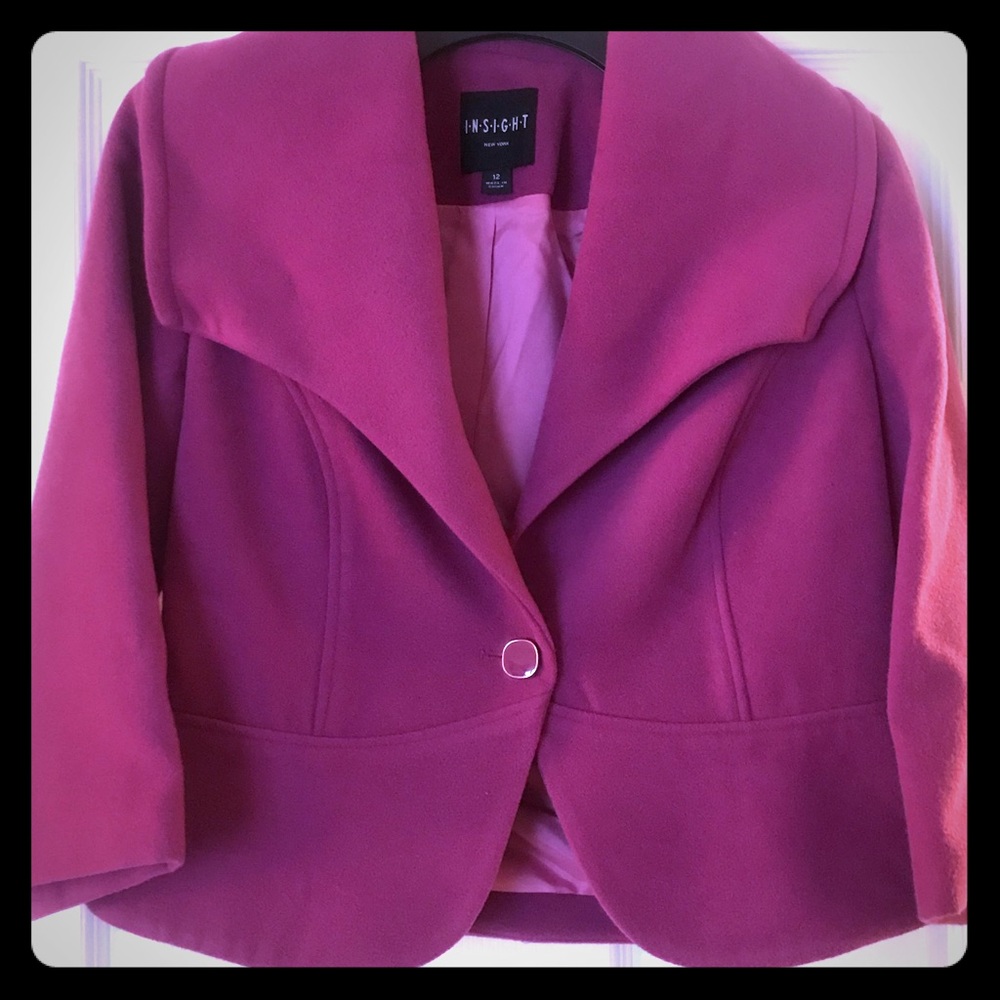 NWT Insight NY Women’s Jacket, Size 12, Fuchsia